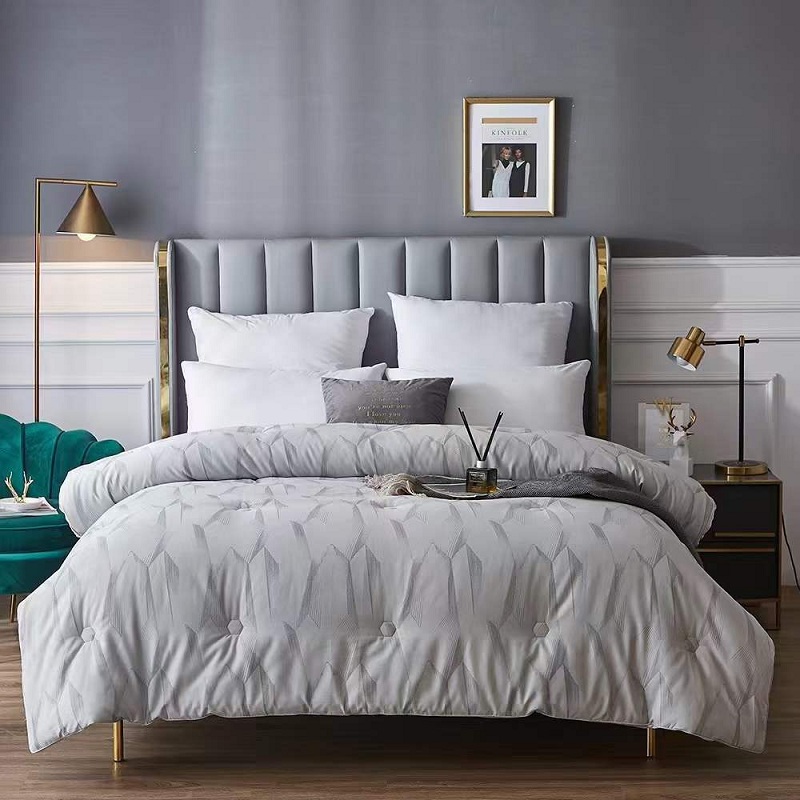 밀 패브릭 폴리 에스터 무거운 겨울 이불