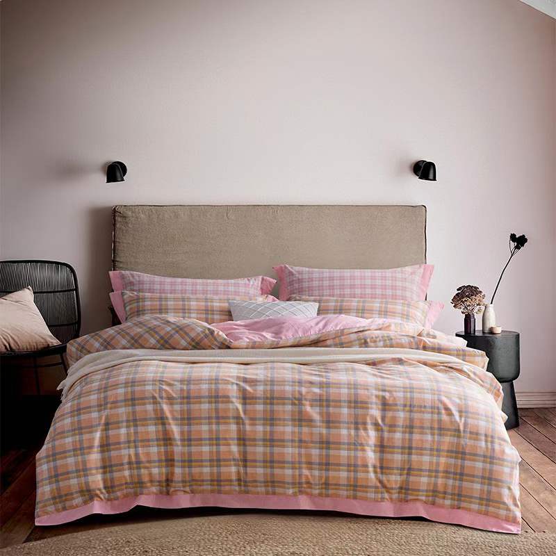 올 면 컬러 스피닝 편안한 캐시미어 이불 세트